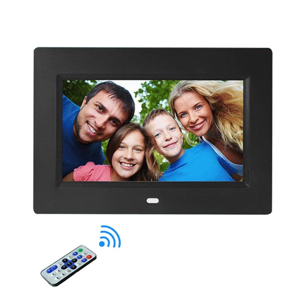 7 Inch HD Digital Photo Frame Clock Picture Video Player Display Shelf Advertising Machine Electronic