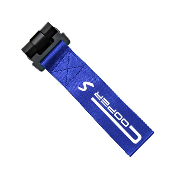 Courroie de remorquage pour MINI Cooper R50, R53, R55, R56, R57, R58, R59, R60, R61, F54, F55, F56, F60: coopers blue