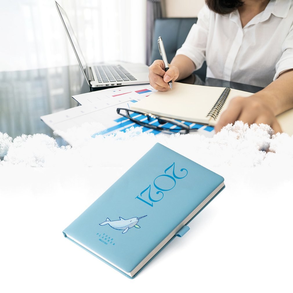 Calendar Schedule Notepad A5 Narwhal Efficiency Manual Calendar Notepad Month Plan Korean Diary Notebook