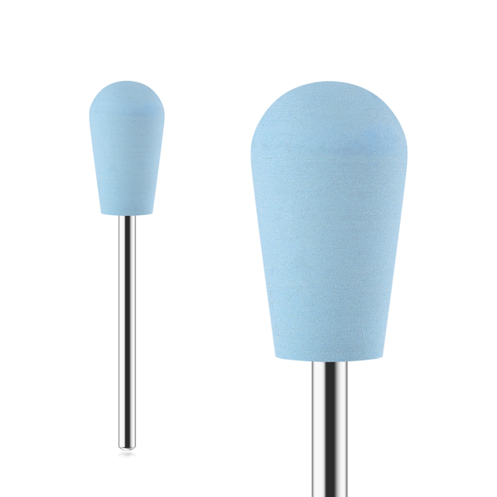 Rubber Nail Drill Bit Milling Cutter Silicone Polishing Buffer Polisher Grinder Cuticle Electric Nail Files Pedicure Manicure: Dark Khaki