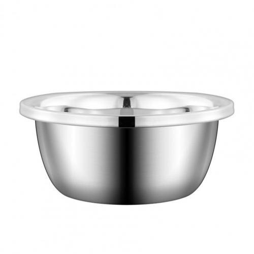 Kitchen Basin Waterproof Heavy Duty Stainless Steel Kitchen Stainless Steel Basin for Egg Soup Food Pots: 8