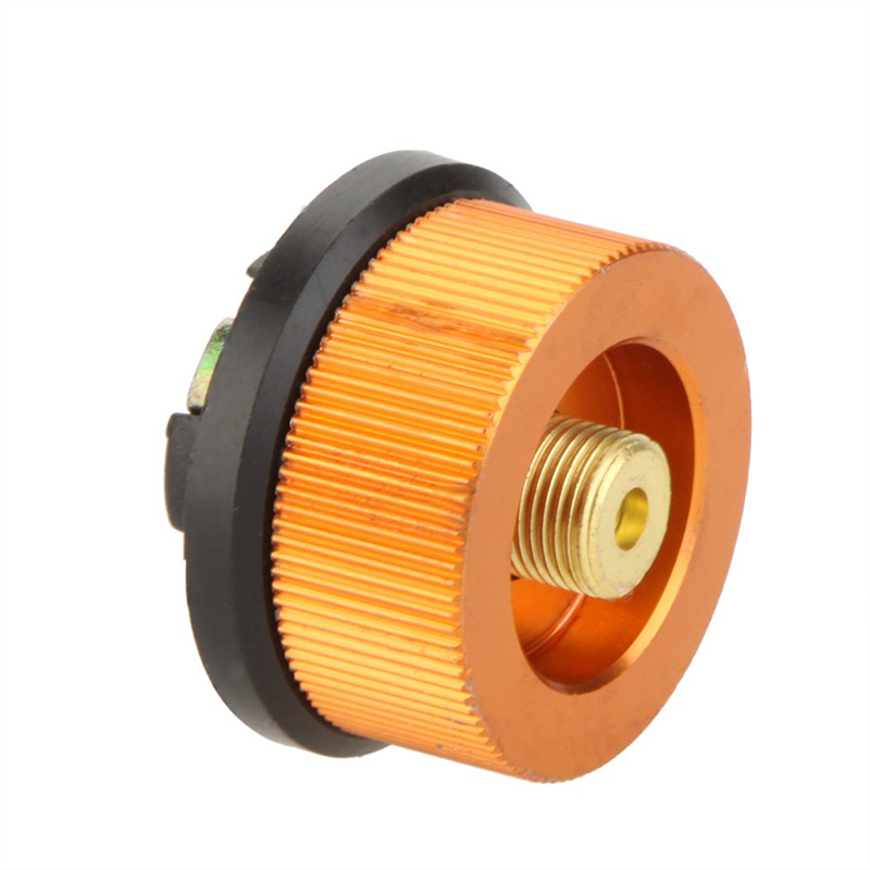 Outdoor Camping Hiking Stove Burner Adaptor Split Type Furnace Converter Connector Auto-off Gas Cartridge Tank cylinder Adapter