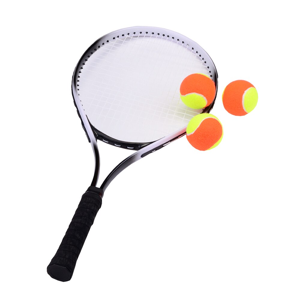 3 PCS Elastic Rubber Beach Tennis Balls Orange Yellow Sports Training Competition Tennis Ball