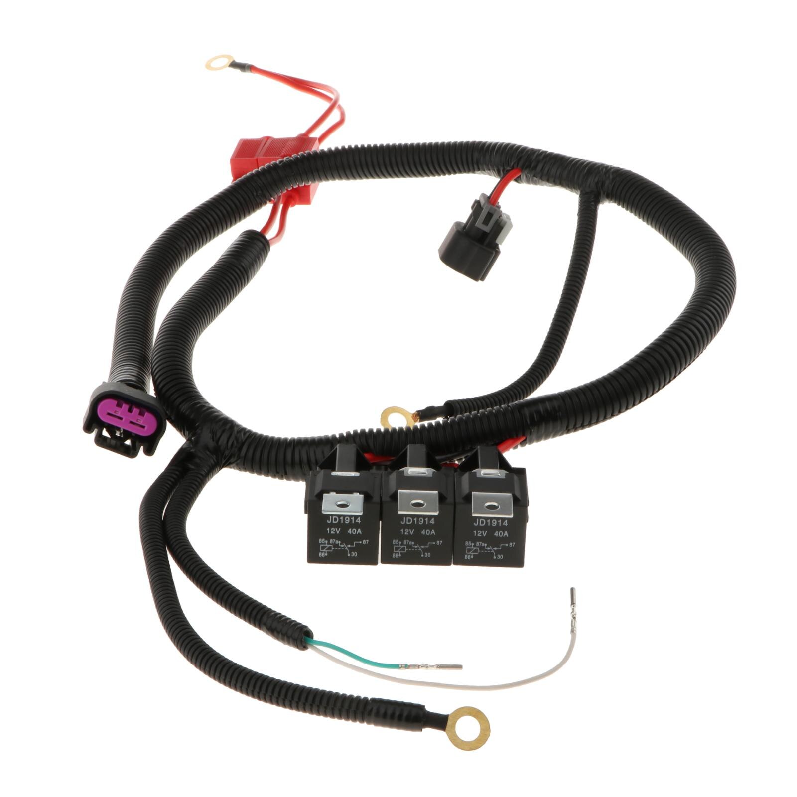 Dual Elektrische Ventilator Upgrade Kabelboom Past Voor 1999-2006 Ecu Controle