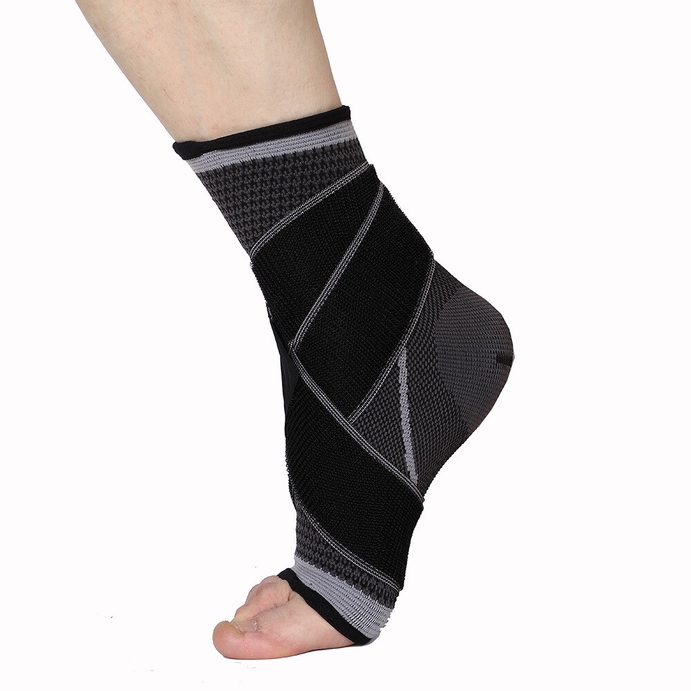 Ankle Support Volleyball Basketball Ankle Brace Stick On Pad Feet Achilles Tendon Support Taekwondo Foot Bandage Protective Gear: Gray