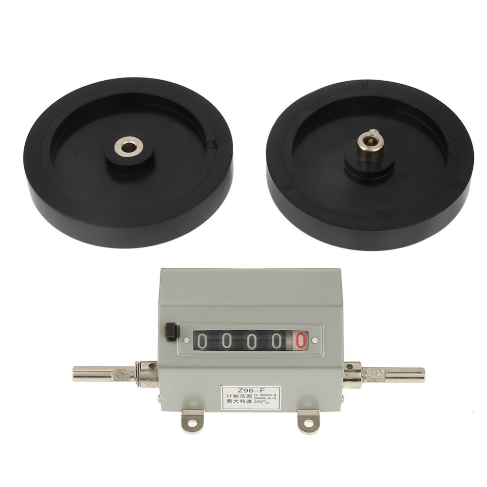 Rollenden Rad Längenzähler Max Geschwindigkeit 350 RPM Grau Reset Zählen Werkzeuge 5 Ziffern 0-9999,9 Textilmaschinen Rad meter Decoder