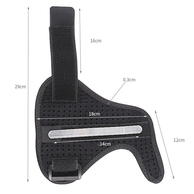 1Pcs Pols Duim Hand Ondersteuning Protector Staal Spalk Stabilisator Artritis Carpaal Tunnel Pols Vinger Brace Guard Rechterhand