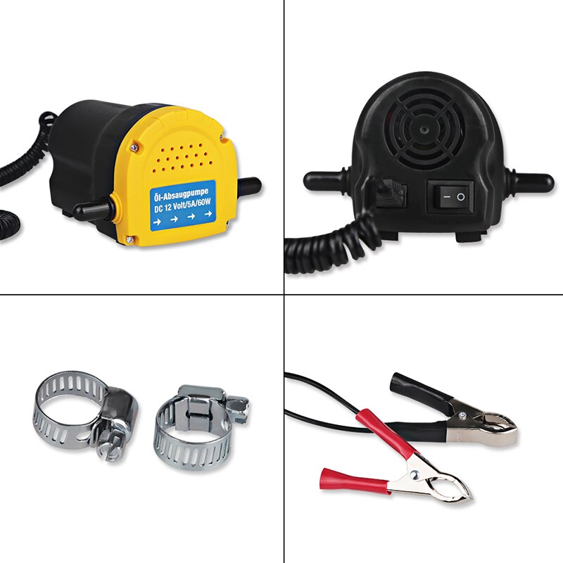 Boat Car Oil Pump Extractor 12v Oil/Diesel Fluid Sump Extractor Scavenge Transfer Pump Oil 12v For Motorbike Auto