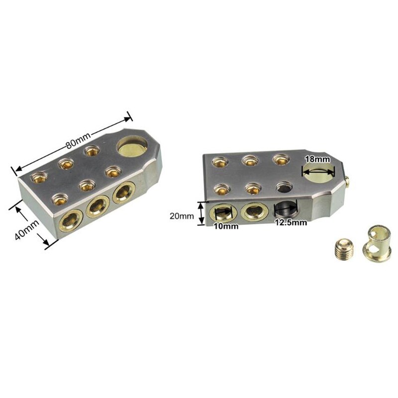 1 paar Batterie Klemmen Batterie Haufen Terminal positiv Negativ Batterie Klemme Batterie Klemme Stecker Mit Montage Schlüssel
