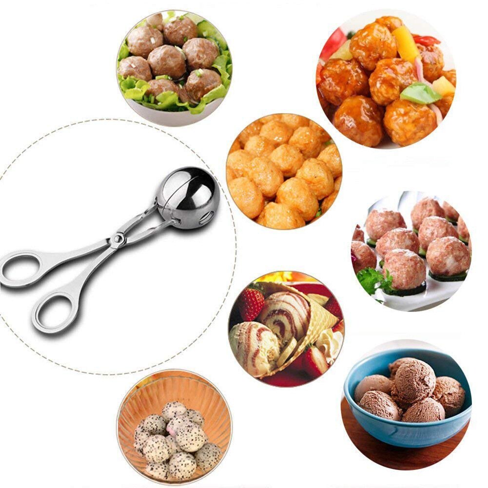 Meat Ball Maker Clip Stainless Steel Meatball Mold Fish Ball Machine Kitchen Meat & Poultry Tools