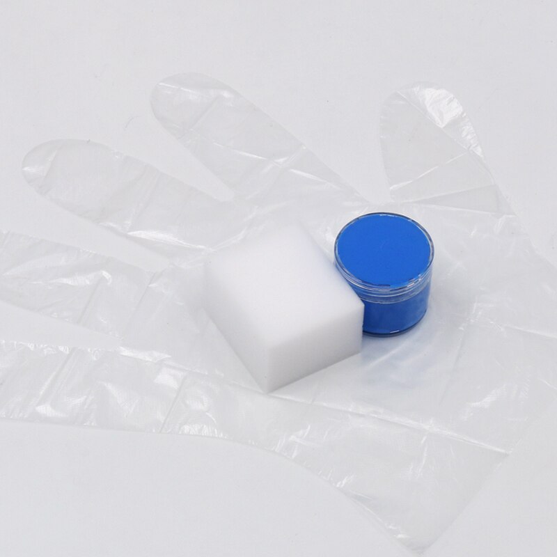 Zeeblauwe 30ml leerkleurpasta, gebruikt voor leren tassen, banken, schoenen, kleding om de kleur te herstellen, gebruik
