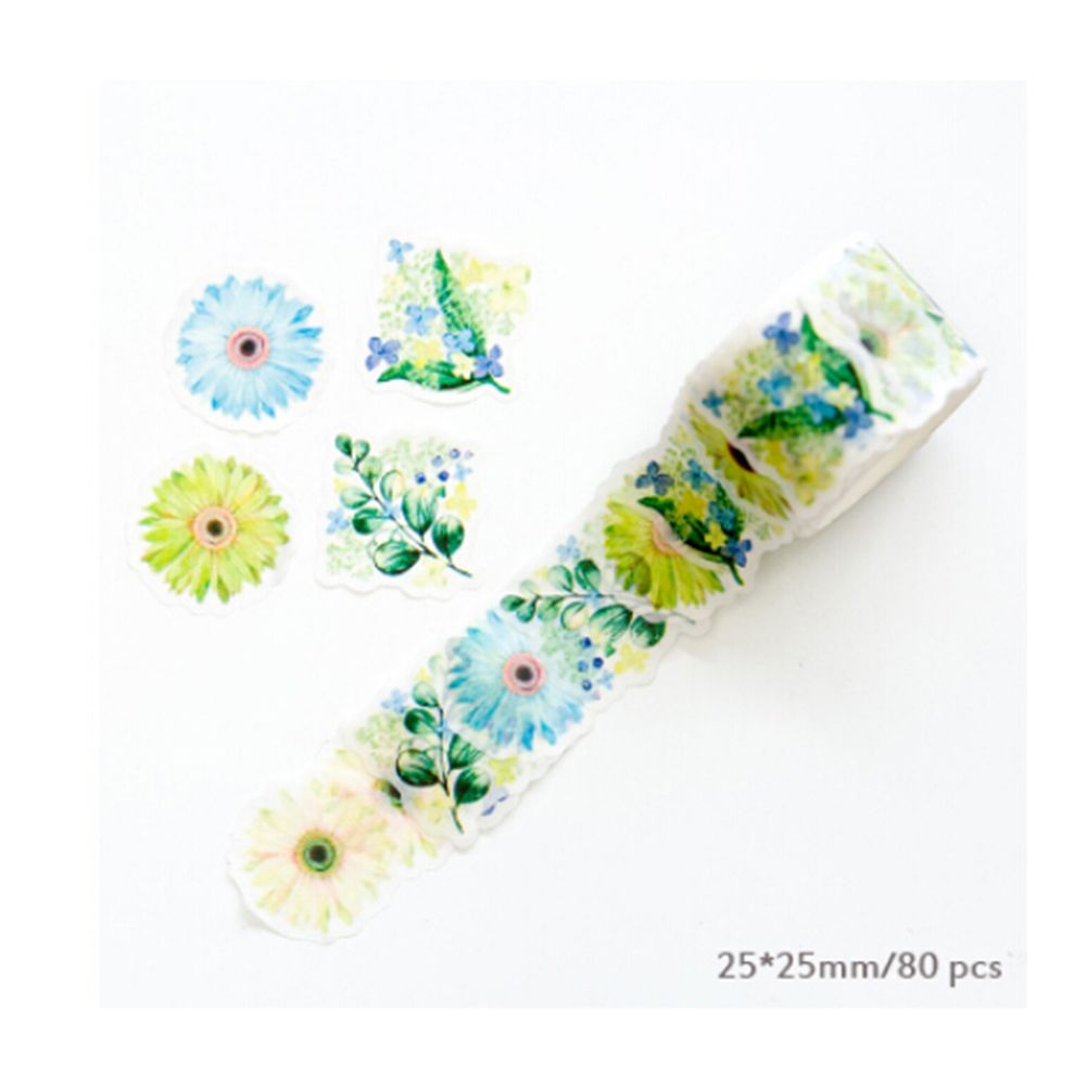 25*25Mm Bloemblaadjes Washi Tape Decoratieve Afplakband Geur Sakura Washi Tape Scrapbooking Dagboek Papier Stickers