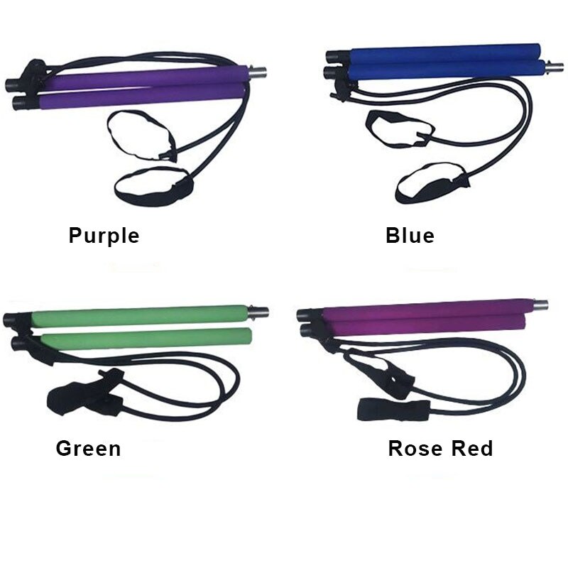 Minifinker Yoga Rallye Bar Barre de Pilates portative multifonctionnelle de rallye de yoga pour
