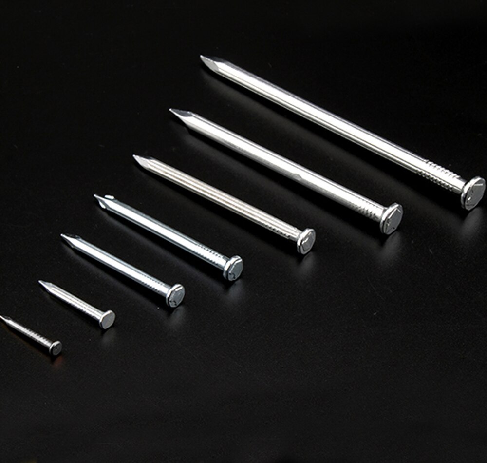 flat head Concrete nails Hardened Fluted Tiling High Strength Concrete Steel Nails
