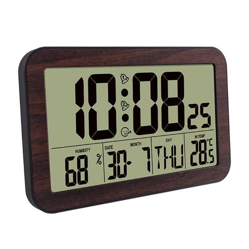 Digital Alarm Clock Grain Alarm Clock Modern Minimalist Style Alarm Clocks Applicable Bedroom Decor Desk Bedside Office