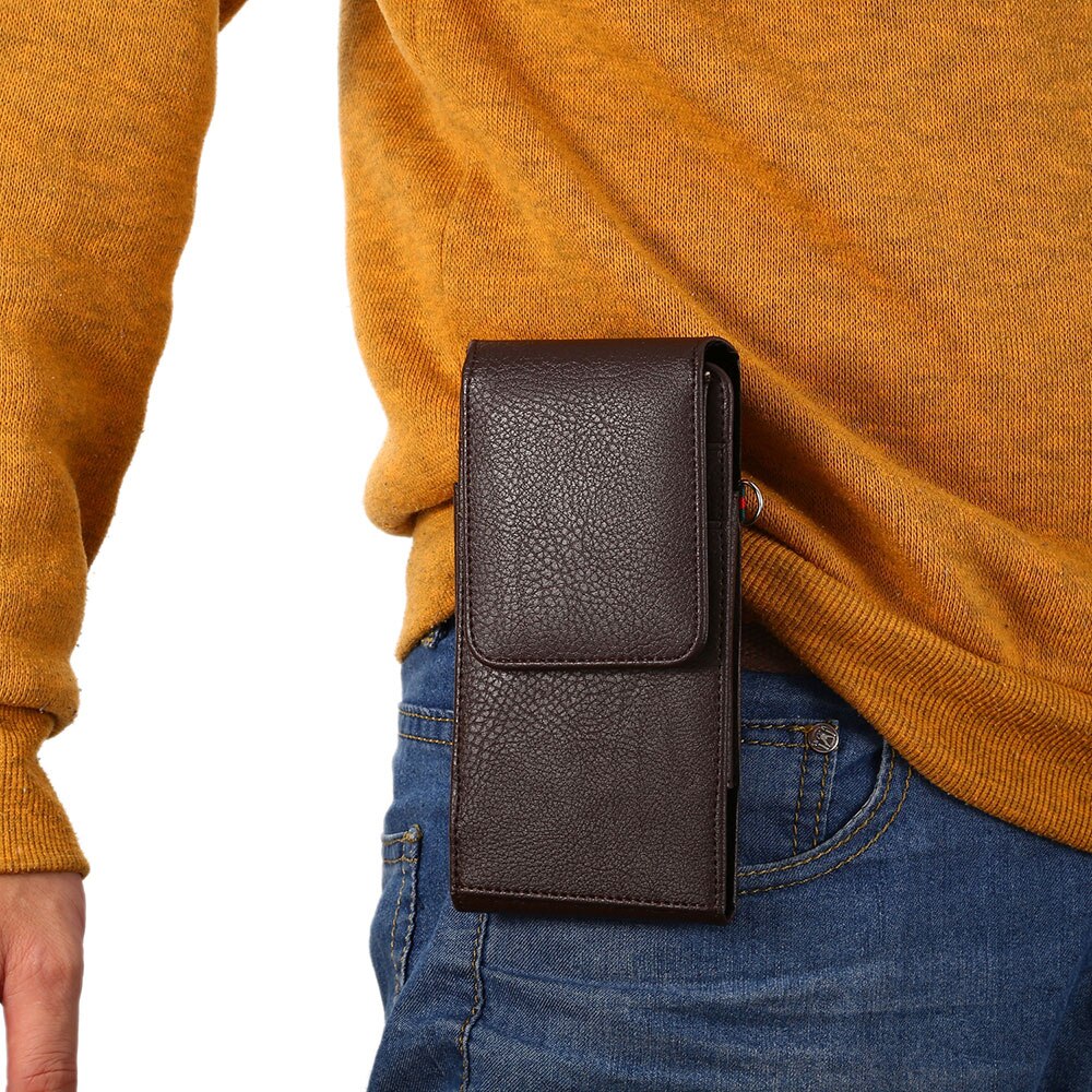 Boucho pouch telefono cuoio DELL'UNITÀ di elaborazione di vibrazione multifunzione copertura del telefono fondina sacchetto mobile per il iphone 7 7 plus per iphone 5 s 5 SE 6 6 s 6 plus