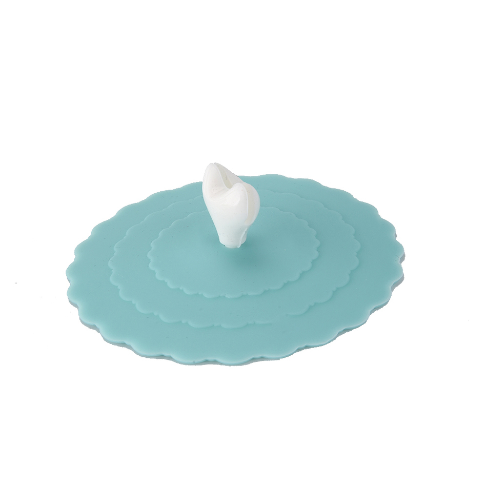 1pc Universal Siliconen Zuig Deksel-kom pan Kookpot Deksel-silicon Stretch Deksels Keuken Spill Deksel Voor pannen Kommen Kopjes Container: Lightblue