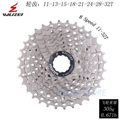 10 Speed ​​11-36T Fiets Cassette Tandwiel, Stalen Vliegwiel Cassette Tandwiel Single Speed ​​Vrijloop voor Fiets