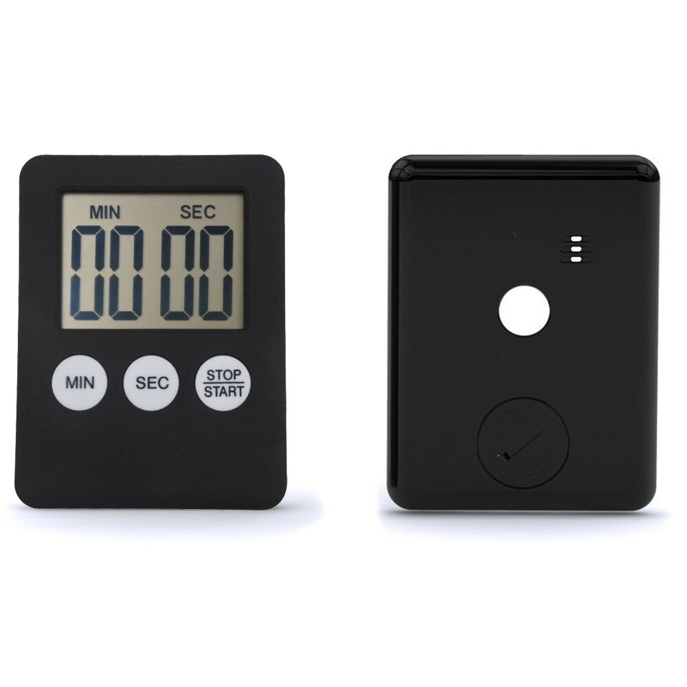 Digitale Scherm Timer Grote Scherm Digitale Timer Vierkante Koken Tellen Countdown Wekker Slaap Stopwatch Klok # J20
