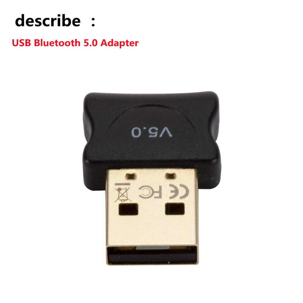 USB Bluetooth 5.0 Adapter Transmitter Bluetooth V5.0 Receiver Audio Bluetooth Dongle Wireless USB Adapter for Computer PC Laptop: Default Title