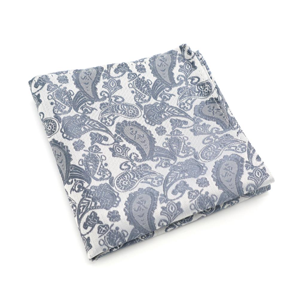 Mens 100% Silk Handkerchief Plaids Paisley Polka Dots Pocket Squares For Suits Jackets Wedding Party pick from 20 Patterns: F011