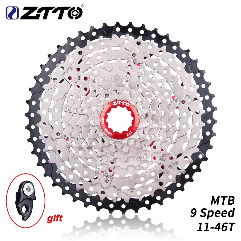 Cykel freewheel kassette tandhjul 8s/9s/10s/11s 11-25 28 32 36 40 42 46 50t slr on til mtb landevejscykel stål svinghjul hg system: 9s 11-46t