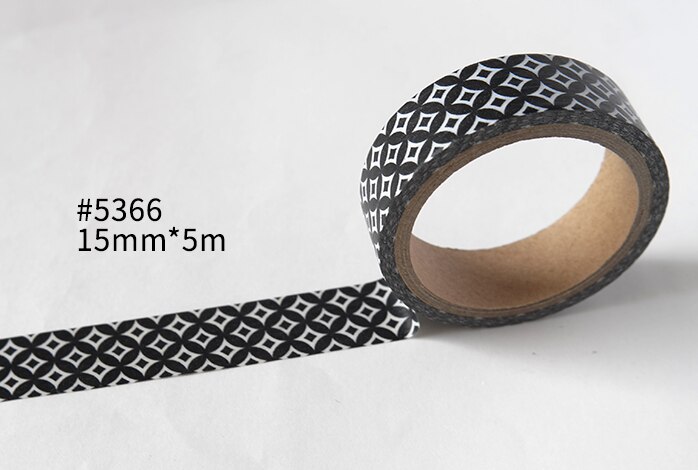 Cute Washi Tape Christmas Washi Tape Basic Pattern Washi Paper Tape DIY Paper Tape: 5366