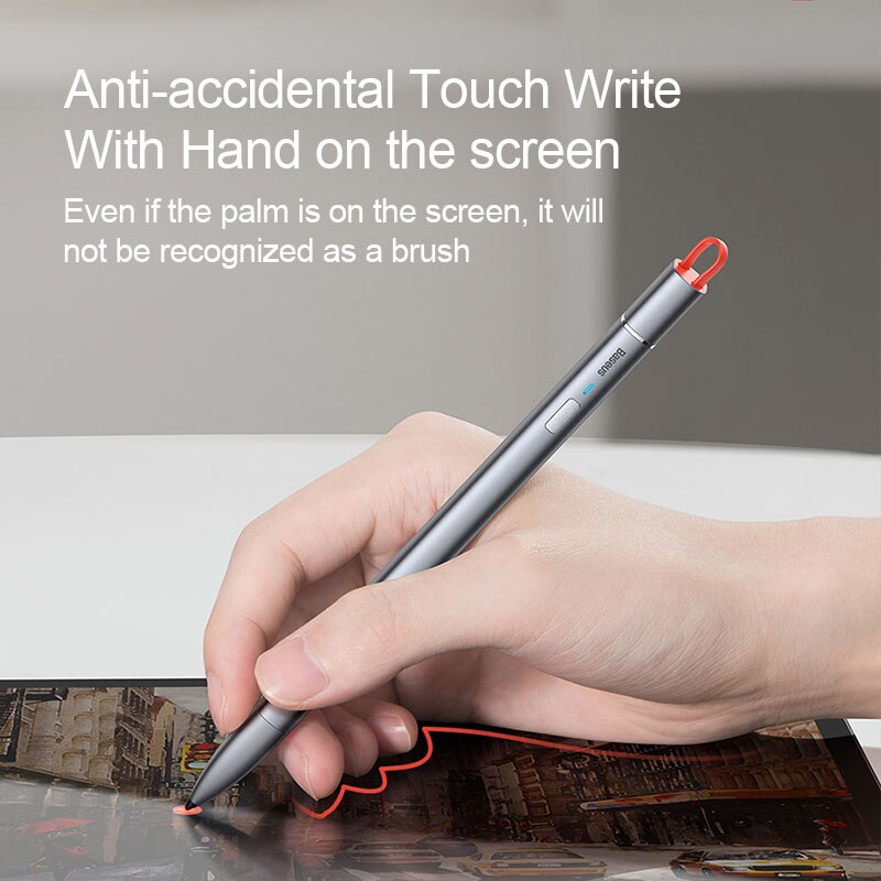 Baseus Capacitive Stylus Pen For iPad Pro 11 12.9 9.7 Air 3 10.2 Screen Touch Pen For iPad Pencil with Palm Rejection