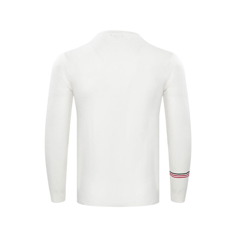 Golftøj herre efterår/vinter sweater med rund hals langærmet tynd sweater 4 farver valgfri golfbeklædning