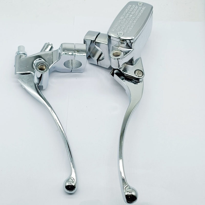 Palanca de embrague de freno hidráulico, cilindro maestro para galvanoplastia de 25MM, adecuado para Honda CB400SF/Yamaha/Suzuki, manija de embrague izquierda