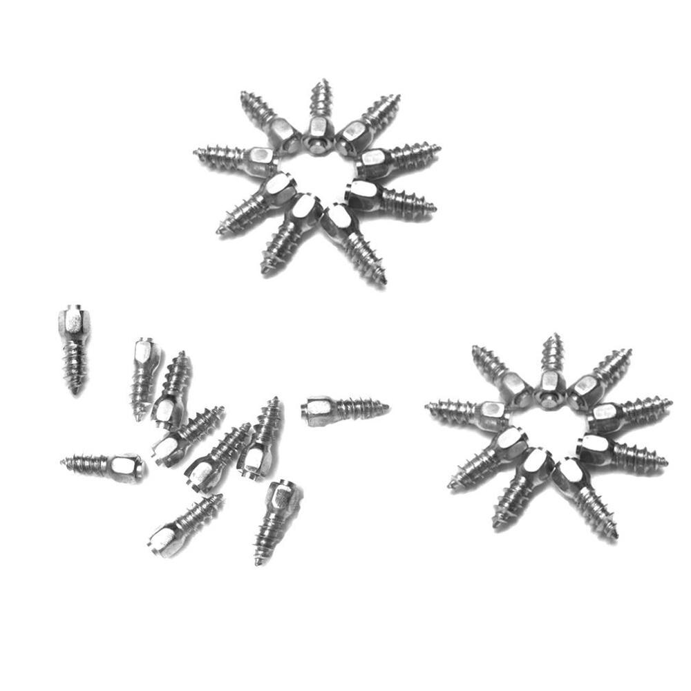 Clous antidérapants en acier au tungstène pour roues, boulons de boulons durables pour pneus de voiture Premium, de vtt, d'urgence d'hiver, 300 pièces