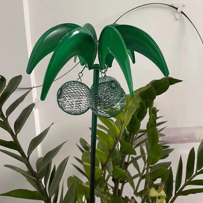 Comedero giratorio para pájaros, alimentadores de malla metálica para pájaros salvajes, molino de viento para colibrí, colgante para exteriores, decoraciones de jardín y patio