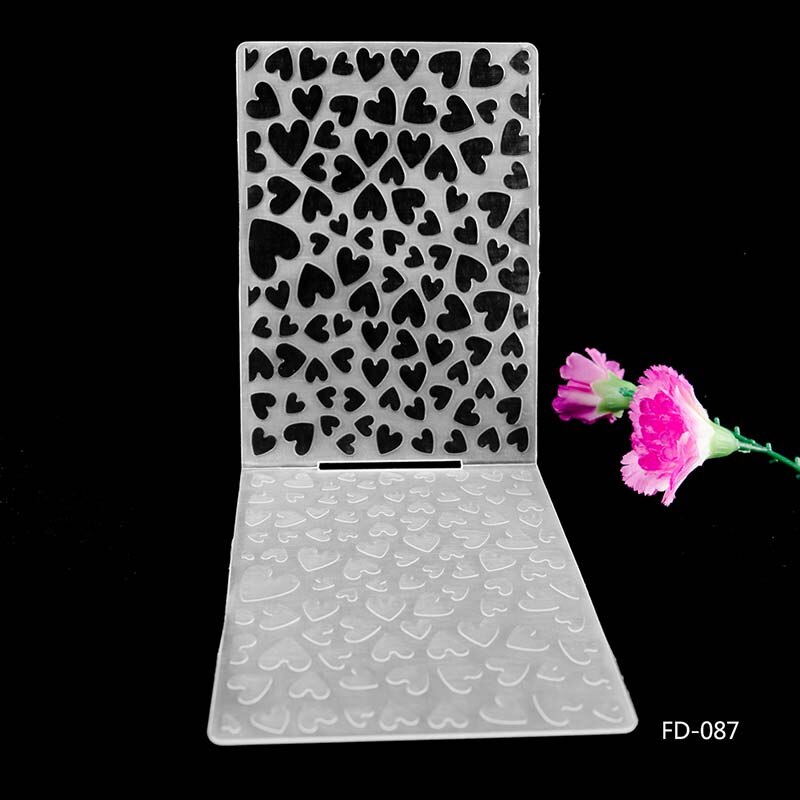 Plaques de gaufrage de différents styles | Papier pour bricolage au circulaire, matrices de découpe, dossier de gaufrage en plastique pour Scrapbooking: FD-087