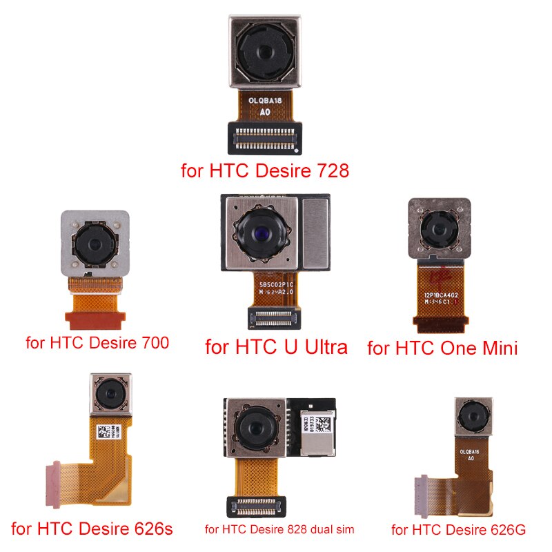 Nieuw voor HTC Desire 728/U Ultra/One Mini/700/828 dual sim/Desire 626 g/626 s Back Camera Module Vervanging reparatie onderdelen