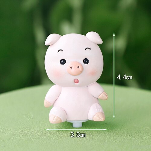 bosco animali torta arredamento morbido argilla Leone elefante tigre uno 1st giungla safari torta topper Felice compleanno festa arredamento bambini: 4