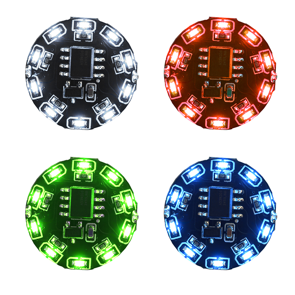 LED-Magnetlichtschalter, magnetische Induktionssteuerung, Wasserlicht, DIY-Lichtspielzeug, Induktionsschalter, 1 x 16 Modi, blau/verrotten/weiß/grün