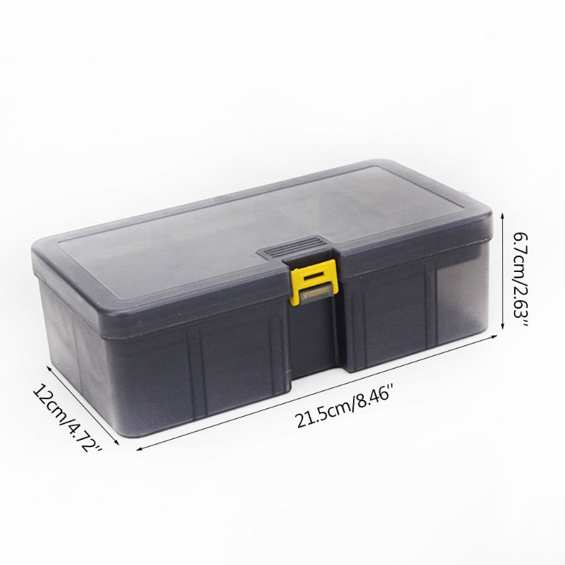 Multi-division Dual Layer Tool Storage Box Multifunctional Organize Fishing Lure