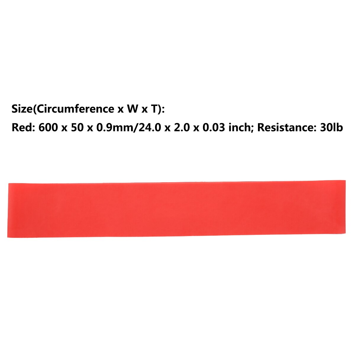 Resistance Bands Latex Natural Flat Fitness Equipments Strength Training Resistance Loop Bands Athletic Gym Workout Yoga Pilates