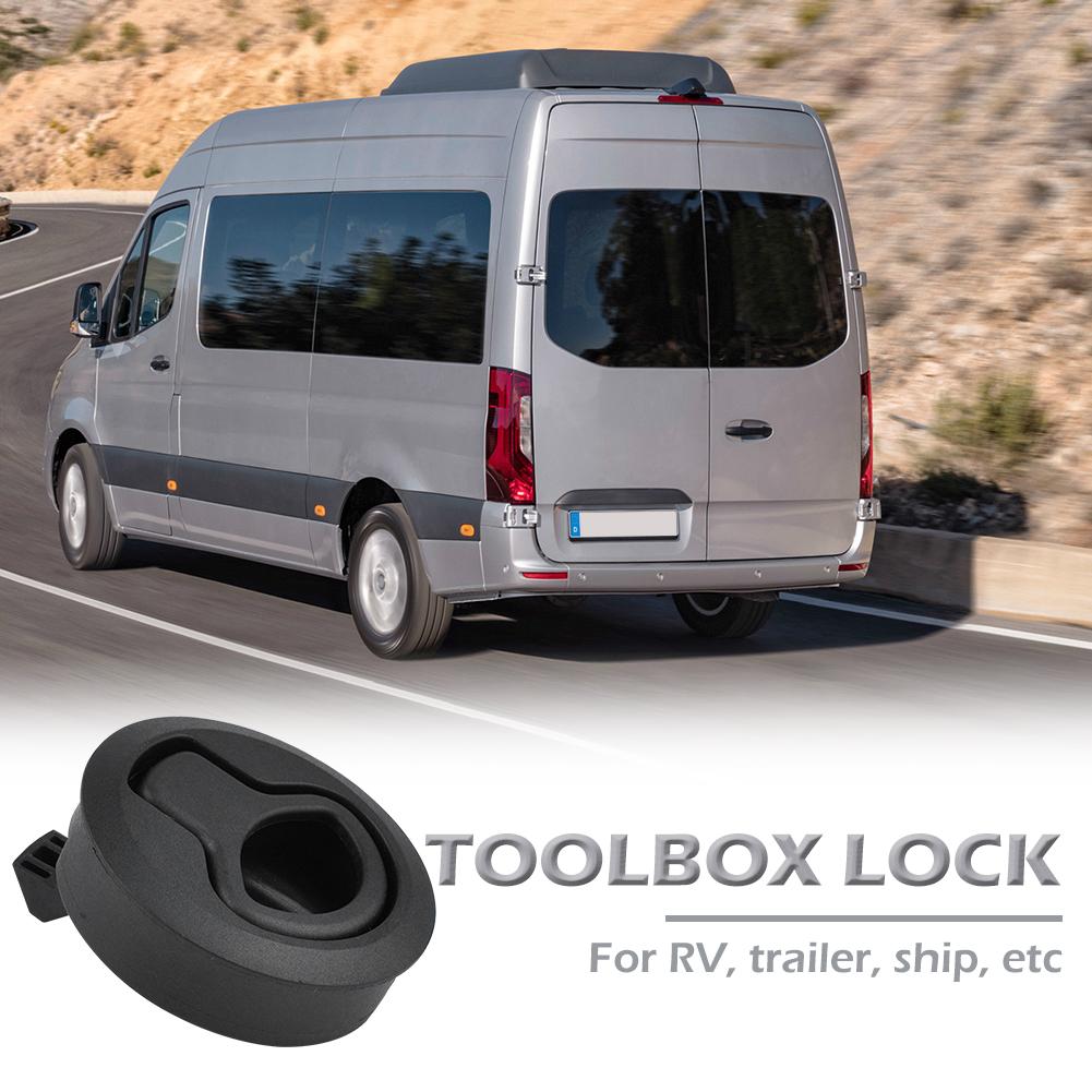 Durable Flush Pull Latch Delicate For RV Trailer Car Marine Ship Plastic Flush Pull Hatch Deck Latch without Lock