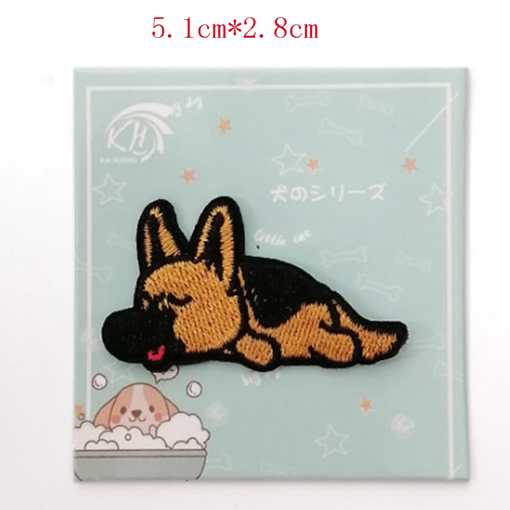 Corgi/Teckel/Husky Patch Borduurwerk Patches Voor Kleding Leuke Hond Animal Ijzer-Patches Op Kleding: 3