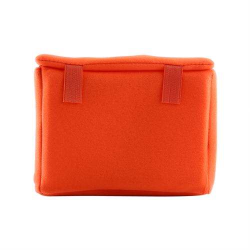 Draagbare Slr Camera Insert Bag Inner Partition Padded Protector Tas Voor Dslr Slr Camera Tas: Oranje
