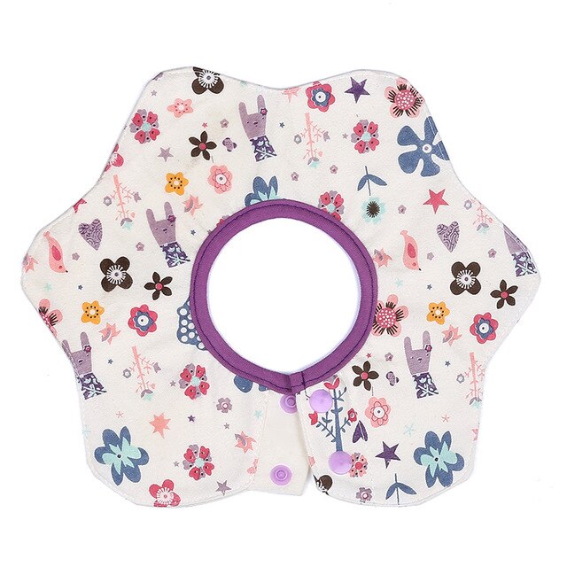 1pc wasserdicht Neugeborenen Baby Lätzchen Bandana vier Schicht Baumwolle Speichel Handtuch Fütterung Solide Sleeveless Neugeborene Lätzchen & spucktücher: F