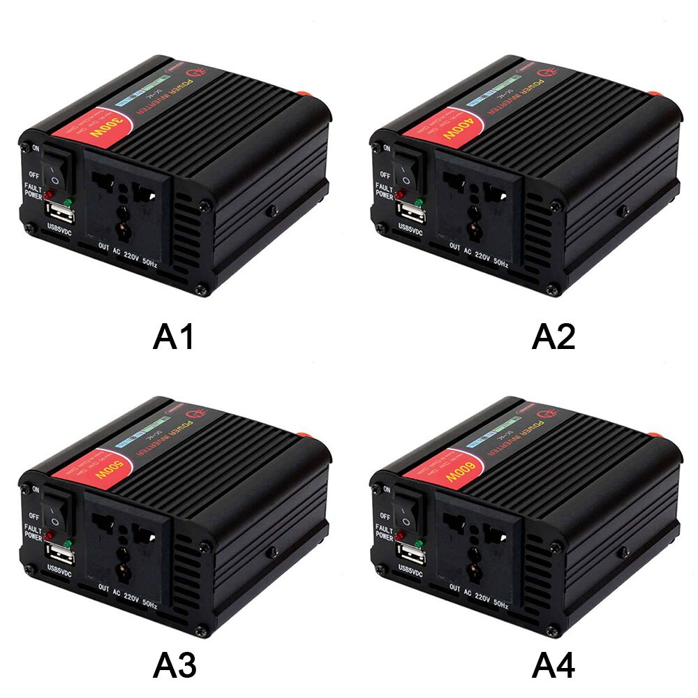 300w power inverter konverter  dc 12v to 220v ac biler inverter med bil adapter