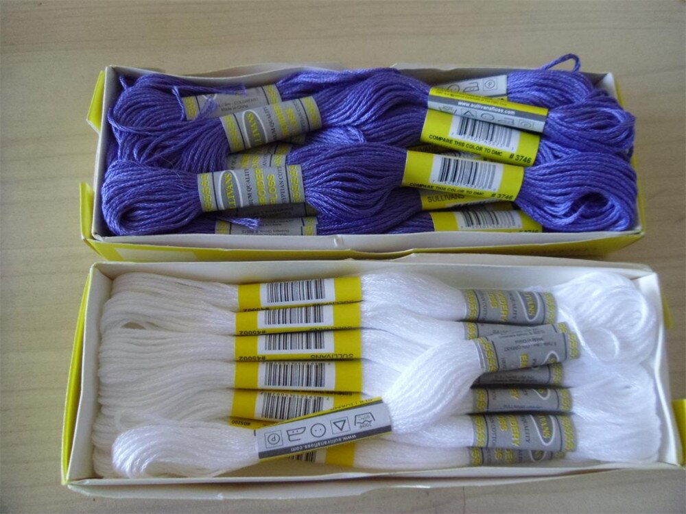 50 DMC colors 100% cotton floss embroidery thread cross stitch 8m 6strands skein similar dmc Double Mercerized SET B