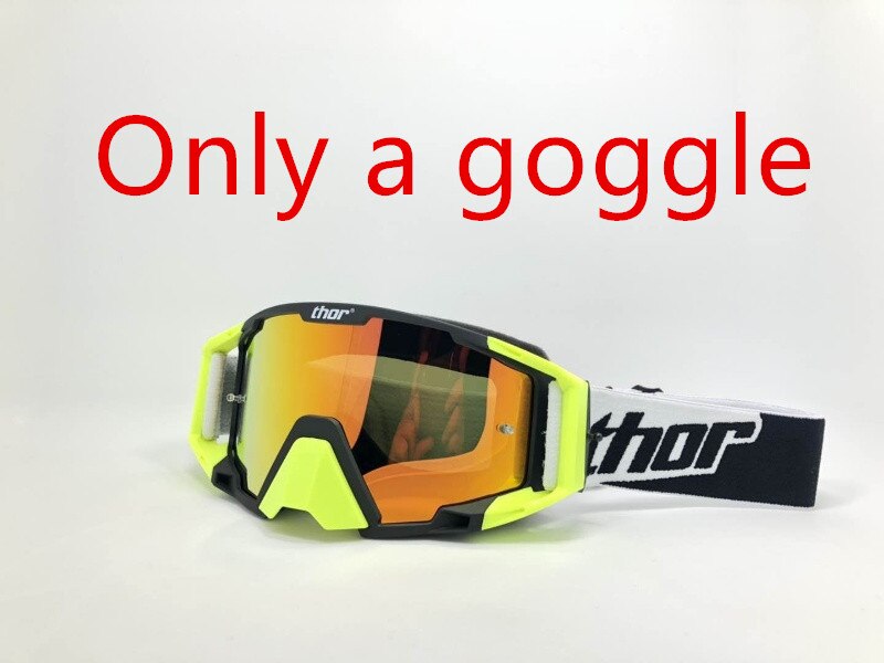MX goggle -gafas para Motocross todoterreno, cascos para motocicleta, gafas deportivas para Moto: Dorado