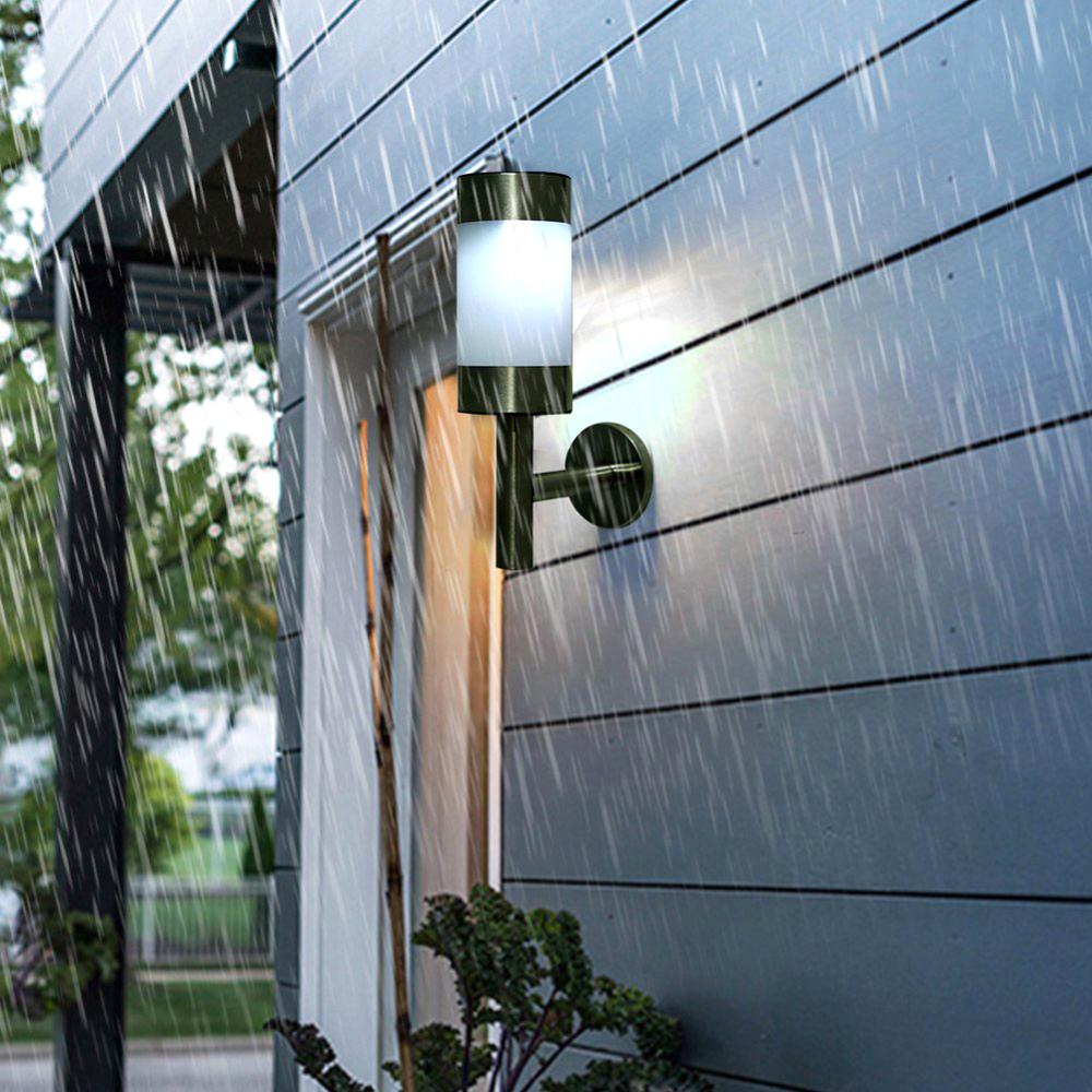 Moderne led væglampe solcelledrevne væglamper udendørs have veranda lys vandtæt