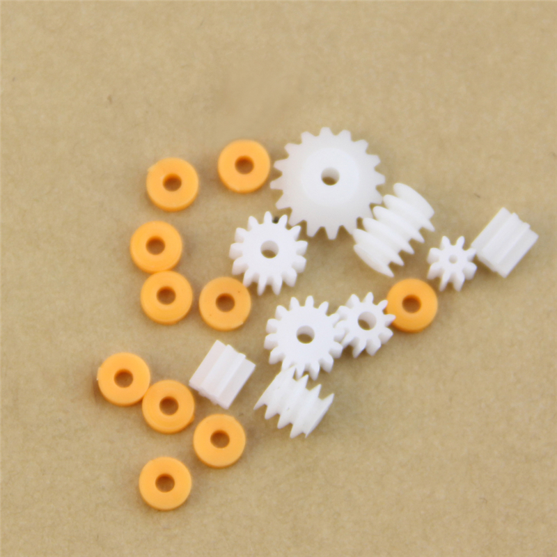 16 Soorten As Tandwielen Spindel Tandwielen Gear-B 2 MM 2.3 MM 3 MM 3.17 MM 4 MM Worm Plastic M4YD