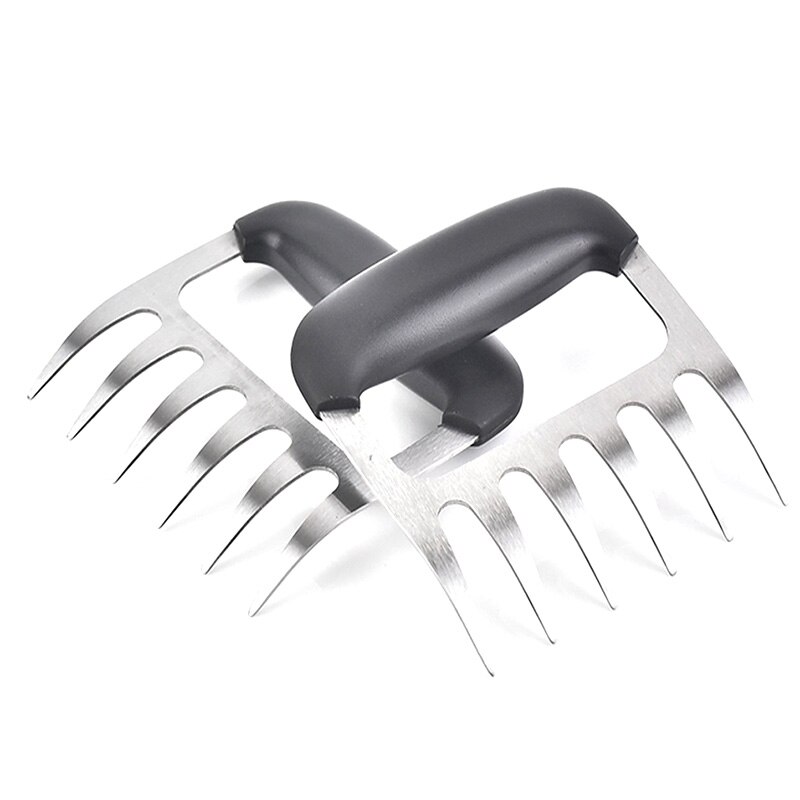 2 Pcs Meat Shredder Claws Stainless Steel Bear Claws BBQ Meat Claws for BBQ Forks for Handling Food,Barbecue Claws