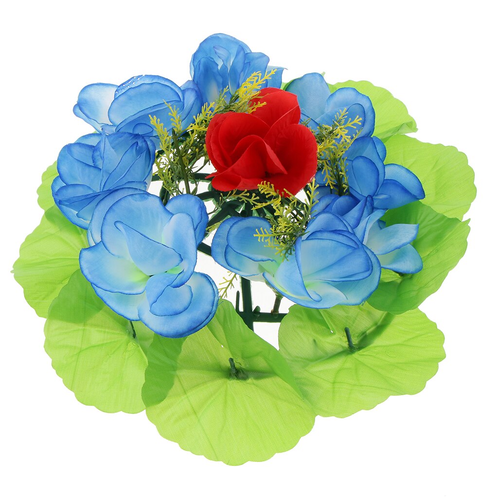 Simulation Rose Memorial Flower Wreath Grave Tombstone Flower Wreath Decoration