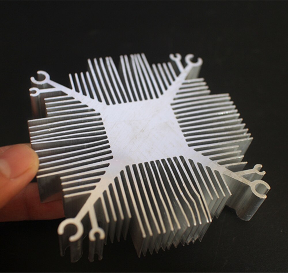 Disipador de calor led cob de aluminio, 20W, 30W, 50W, 100W, para refrigeración led, bricolaje, chip de cultivo de luz de 9x20mm